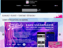 Tablet Screenshot of opiskelijantampere.fi